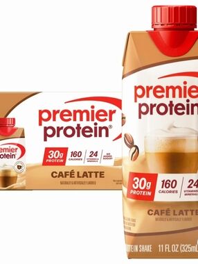 Premier Protein®️ Café Latte Flavor (12-Pack)